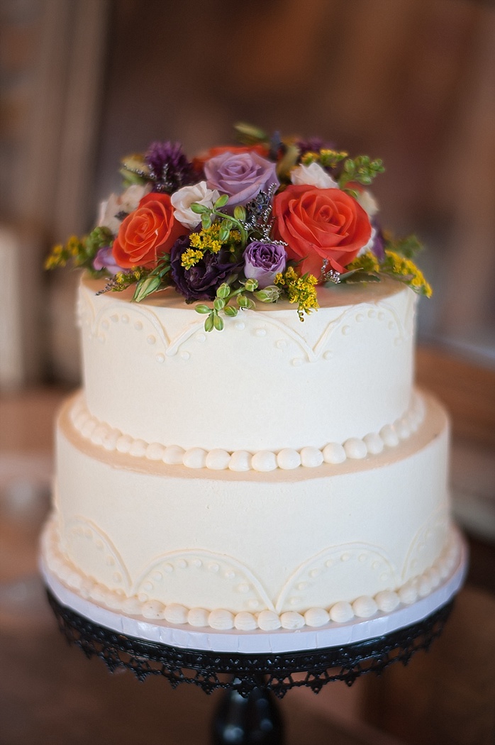 wedding cake floral
